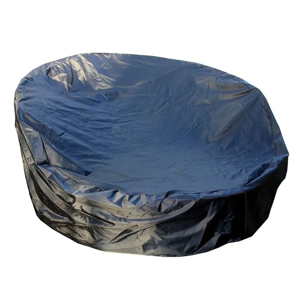 Feel2Home Gartenmöbel-Schutzhülle Schwarz UV-beständig Polyethylengewebe
