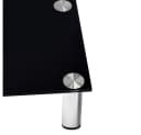Feel2Home TV-Rack Glas Schwarz Edelstahl Bild 5