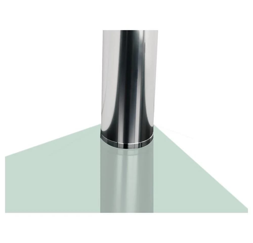 Feel2Home TV-Rack Glas Schwarz Edelstahl - Bild 3