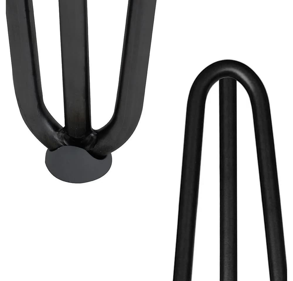 Feel2Home Hairpin Tischbein 4er-Set Schwarz Stahl - Bild 3