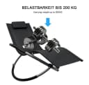 Feel2Home Schaukelliege Rot 200kg Belastbar Klappbar Bild 1