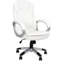 Feel2Home Bürostuhl Chefsessel Weiß Kunstleder Ergonomisch Bild 2