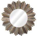 Feel2Home Wandspiegel 90 cm Holz Spiegel Shabby Braun Bild 5