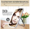 Feel2Home LED Schminkspiegel Weiß 7-fach Vergrößerung Bild 3