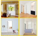 Feel2Home Ausziehbares Treppenschutzgitter Weiß PVC Metall Bild 1