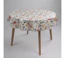 laro Wachstuch-Tischdecke Rund 140cm Floral Bild 3