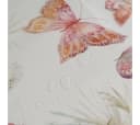 Laro Tischdecke Wachstuch Schmetterling Weiß Rund 140cm Bild 5