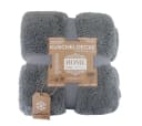 VewoTex Wohndecke Teddy Kuscheldecke Grau Kunstfell-Optik Bild 2