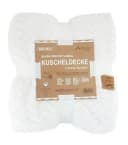 VewoTex Kuscheldecke Jacquard Flanell 150x200cm Weiß Bild 2