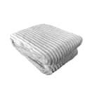 VewoTex Wohndecke Kuscheldecke Cord-Optik Grau Antipilling Bild 2