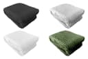 VewoTex Wohndecke Kuscheldecke Cord-Optik Antipilling Olivgrün Bild 1