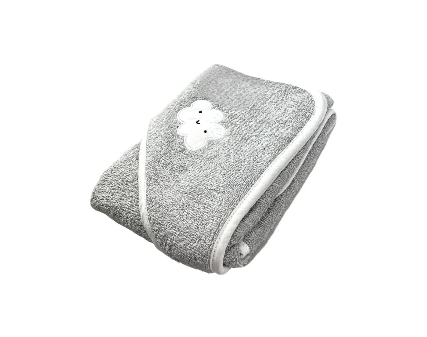 VewoTex Baby Kapuzenbadetuch Baumwolle 75x75 cm - Bild 2