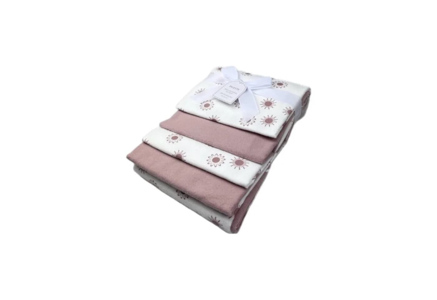 VewoTex Spucktuch 4er Pack Moltontücher Bunt 76x76 cm Baumwolle - Bild 2