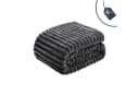 VewoTex Wohndecke Premium Kuscheldecke Cord Optik Olivgrün Bild 3