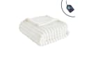VewoTex Wohndecke Premium Kuscheldecke Cord Optik Olivgrün Bild 4