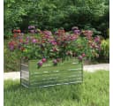 furnicato Hochbeet aus verzinktem Stahl Silber Bild 1