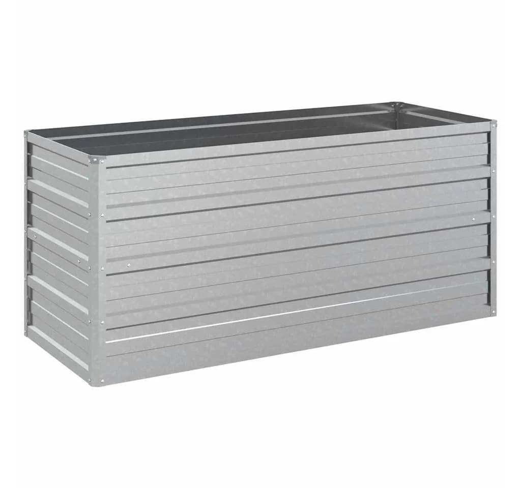 furnicato Hochbeet aus verzinktem Stahl Silber - Bild 2