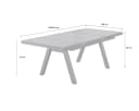 LC Garden Keramo Ausziehtisch Aluminium Keramik Dunkelgrau Bild 1