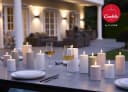 LC Home Solar LED Kerzen 4er Set Outdoor Wetterfest Weiß Bild 1