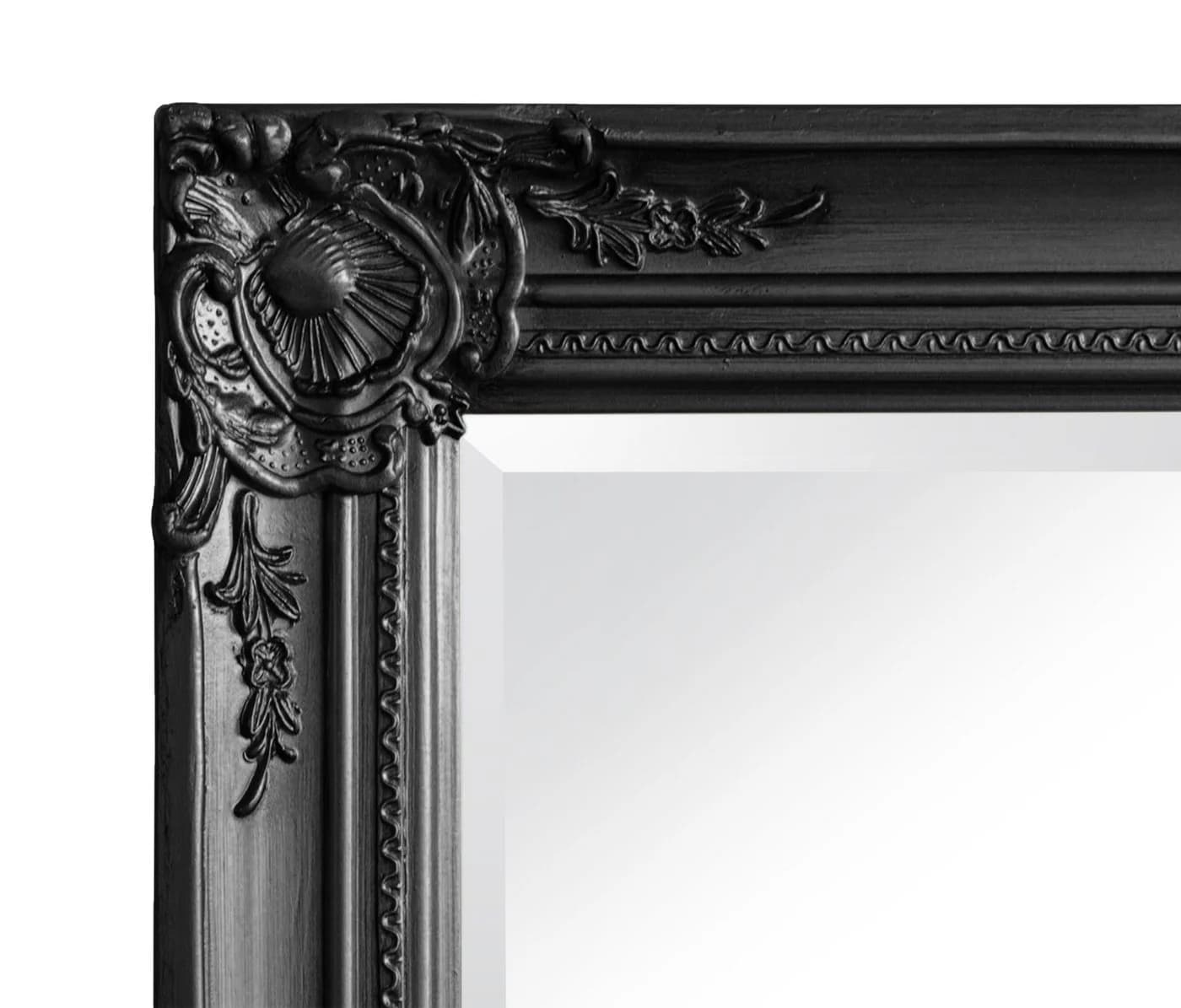 LC Home Wandspiegel Barock Schwarz XXL mit Facettenschliff - Bild 5