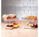 Pasabahce Kuchenplatte Madlen Kristall Transparent Quadratisch Bild 1