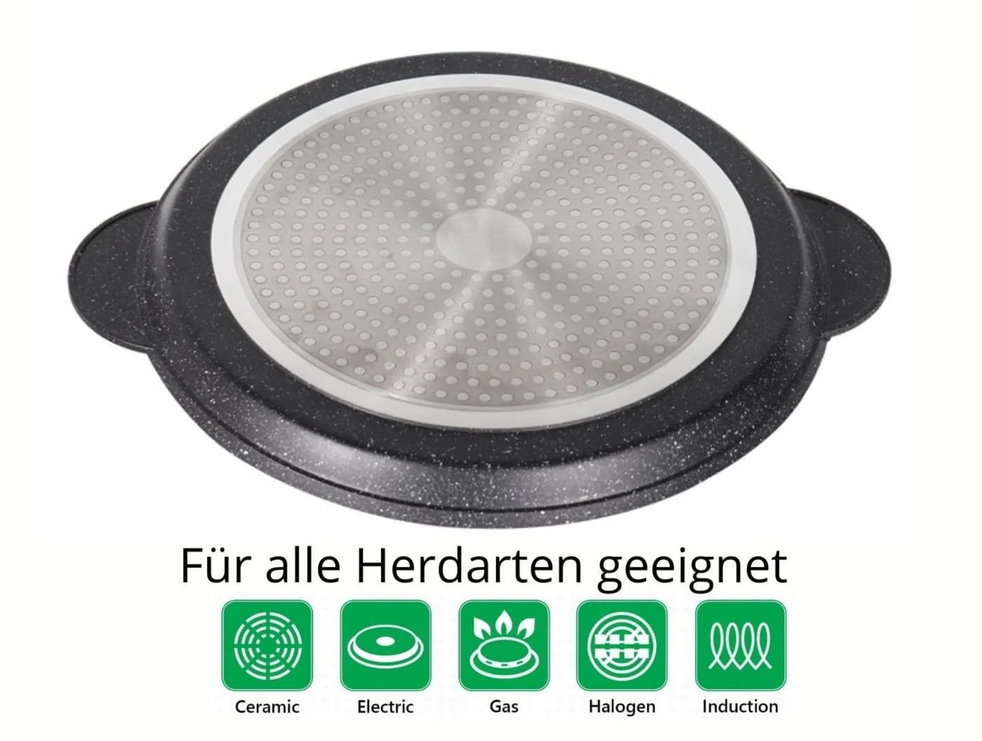 Cheffinger Bratpfanne Alu-Guss Schwarz Ø32cm Induktion - Bild 5