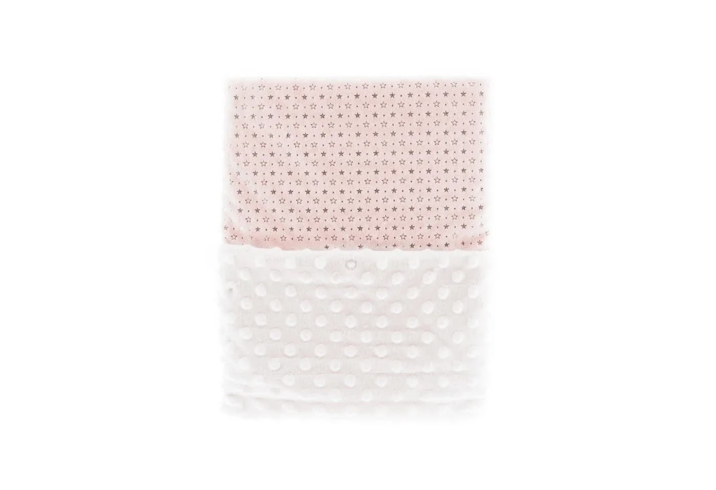 Almina Babydecken-Set mit Kissen Rosa Polyester 100x80cm - Bild 5