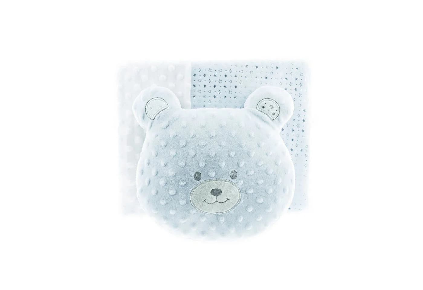 Almina Babydecken-Set mit Kissen Zweilagige Babydecke aus Polyester - Bild 2