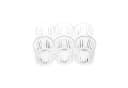 Almina Glas Elisa 6 Tlg. Trinkgläser-Set Transparent Riffle Design Bild 3