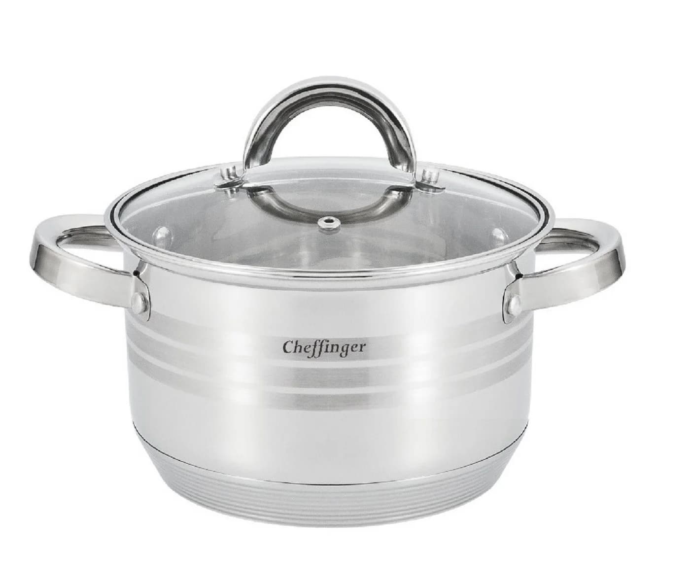 Cheffinger Topf-Set XXL 12-tlg. Edelstahl Kochgeschirrset Induktion