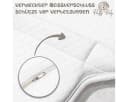 COFI 1453 Babykissen Ergonomisch Memory Schaum 2 Bezüge Blau-Weiß Bild 3