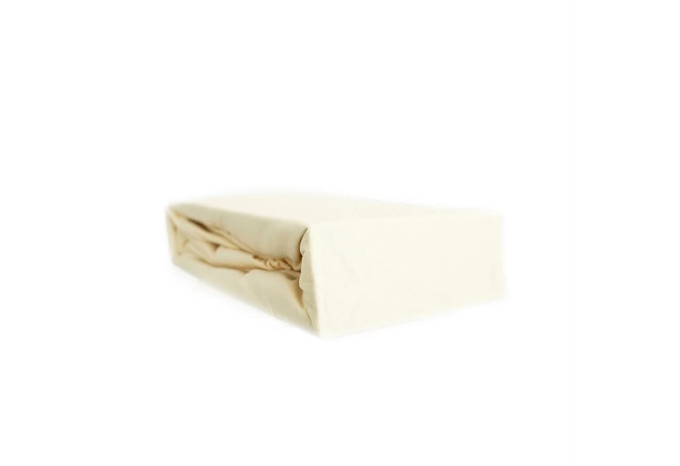COFI 1453 Spannbettlaken 100% Baumwolle Beige Jersey - Bild 2