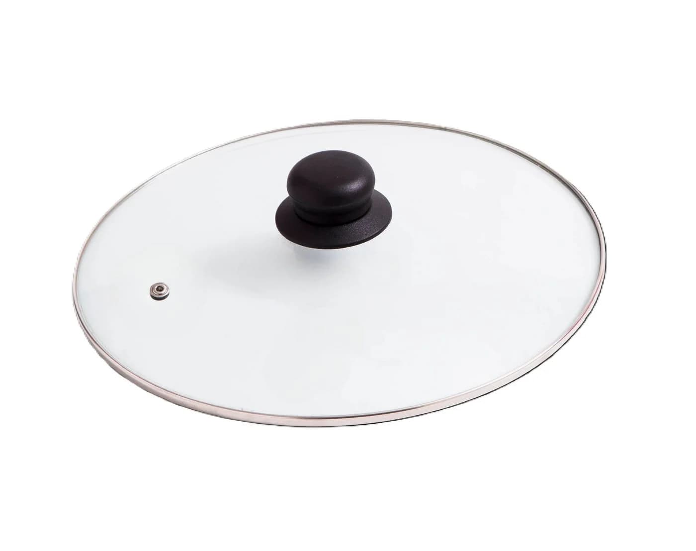 Cheffinger Topfdeckel Glas mit Dampfauslass & Edelstahlrand - Bild 2