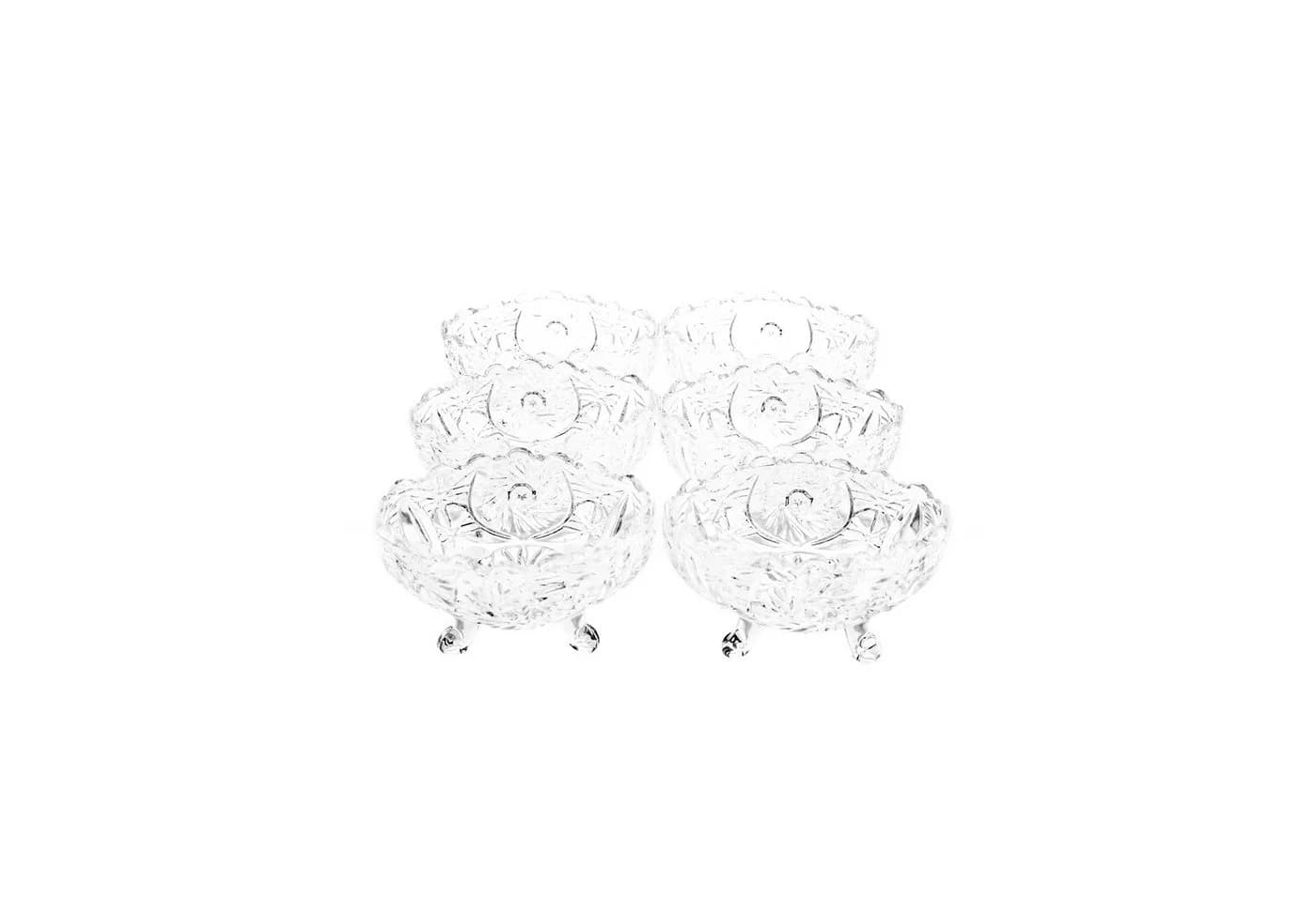Sunay Servierschale 6-tlg. Glas Oval mit Muster - Bild 5
