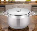 Cheffinger Kochtopf Edelstahl Induktion +Deckel Silber Bild 1