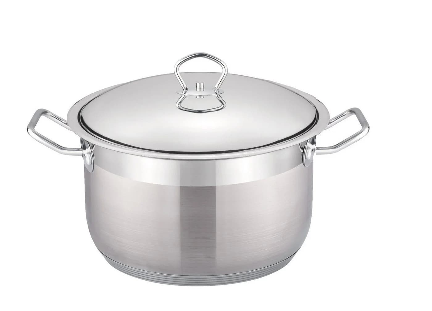 Cheffinger Kochtopf Edelstahl Induktion +Deckel Silber - Bild 2