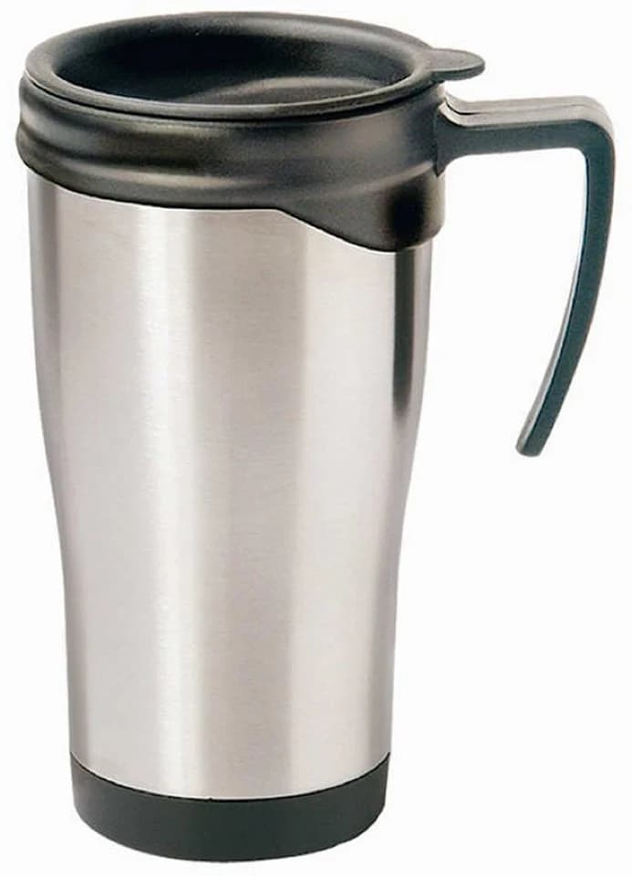 MATO Thermobecher Auto Isolierbecher Axel 0,4l Edelstahl Schwarz