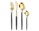 Cheffinger Besteck-Set Gold 24-tlg. für 6 Personen Edelstahl Bild 1