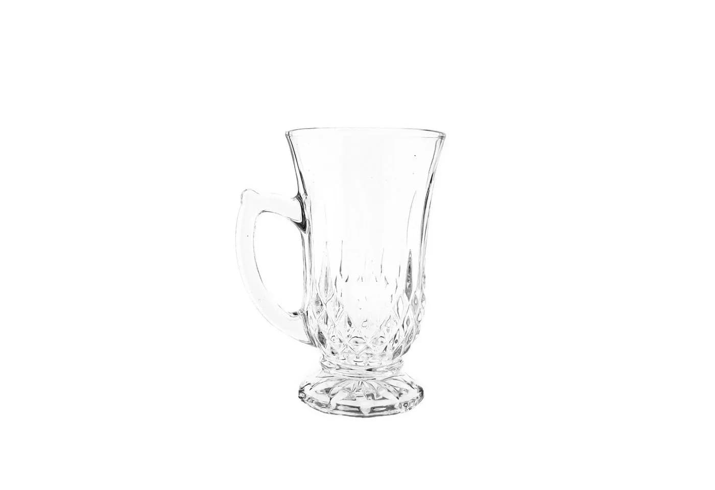 Almina Gläser-Set 6-tlg. Teegläser mit Henkel Transparent 160 ml - Bild 3
