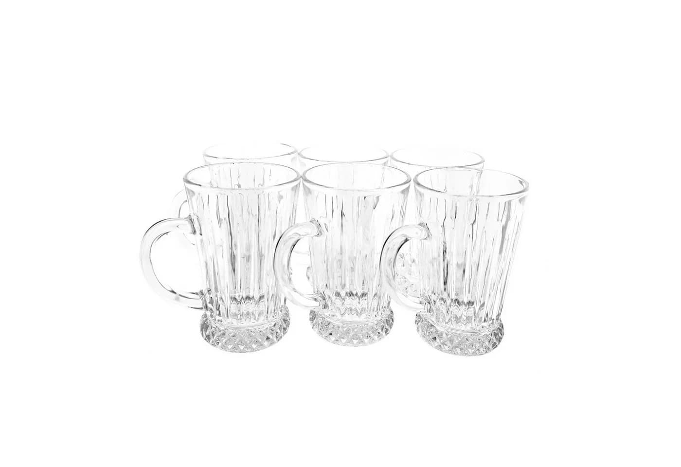 Almina Gläser-Set 6-tlg. Transparent mit Henkel - Bild 4