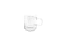 Almina 6-teiliges Trinkglas-Set mit Henkel 360 ml Riffel-Design Bild 1