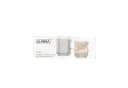 Almina 6-teiliges Trinkglas-Set mit Henkel 360 ml Riffel-Design Bild 5