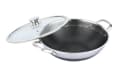 Cheffinger Wok Topf Edelstahl 36cm Wabenstruktur Antihaft Induktion Bild 2