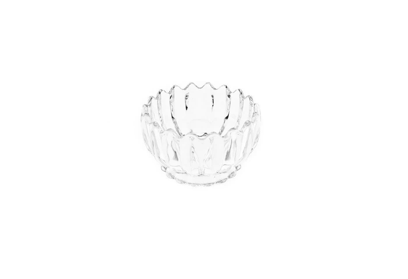 Almina Dessertschale aus Glas 200ml, Transparent, 6-tlg.