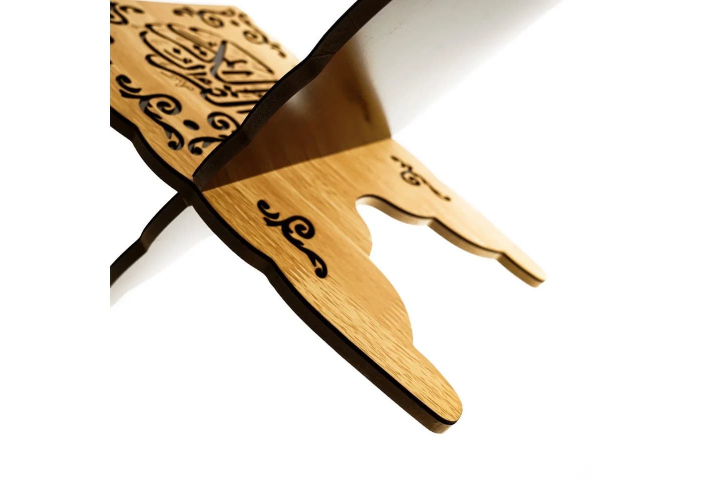 Almina Bücherständer mit arabischem Schriftzug Holz - Bild 4