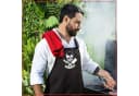 nomsum Kochschürze "Lets Cook" Schwarz Baumwollmischung Bild 3