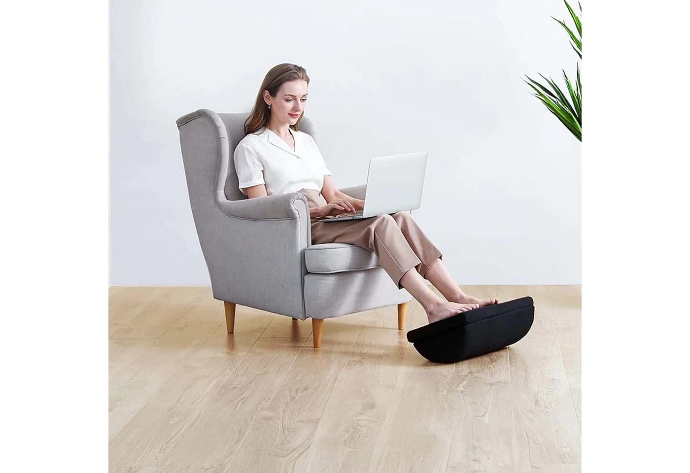 Ergonomische, höhenverstellbare Fußstütze