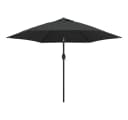 furnicato Sonnenschirm mit LED-Leuchten und Stahlmast 300 cm Anthrazit Bild 2