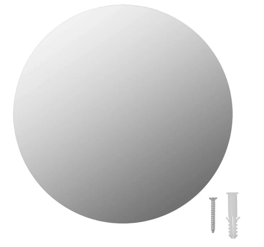 furnicato Wandspiegel Rahmenloser Spiegel Rund 30 cm Glas - Bild 2