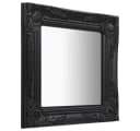 furnicato Wandspiegel Barock-Stil Schwarz Bild 2